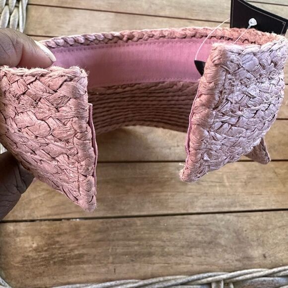 Renato Balestra Pink Paper Straw Visor - Picture 6 of 6